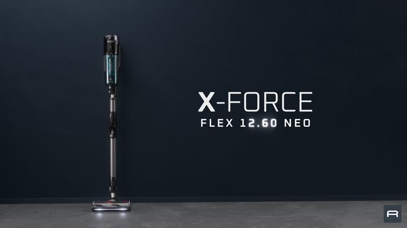 X-Force Flex 12.60 Neo, Безкабелна вертикална прахосмукачка, Allergy Aqua, безкомпромисна мощност за безупречно почистване